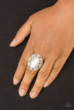 Paparazzi ♥ Moonlit Marigold - White ♥ Ring