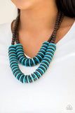 Paparazzi ♥ Dominican Disco - Blue ♥ Necklace