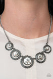 Paparazzi ♥ PIXEL Perfect - Black Necklace