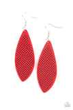 Paparazzi Surf Scene - Red ♥ Earrings