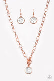 Paparazzi ♥ She Sparkles On - Copper ♥ Necklace