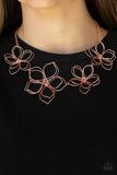 Paparazzi ♥ Flower Garden Fashionista - Copper ♥ Necklace