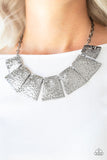 Paparazzi ♥ Here Comes The Huntress - Silver ♥ Necklace