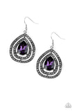 Paparazzi ♥ Royal Squad - Purple ♥ Earrings