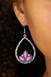 Paparazzi ♥ Lotus Laguna - Purple ♥ Earrings
