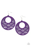 Paparazzi ♥ SEA Le Vie! - Purple ♥ Earrings