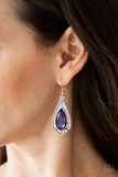 Paparazzi ♥ Superstar Stardom - Purple ♥ Earrings