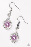 Paparazzi ♥ Westminster Waltz - Purple ♥ Earrings