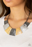 Paparazzi ♥ Here Comes The Huntress - Multi ♥ Necklace