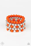 Paparazzi Pop-You-Larity - Orange ♥ Bracelet