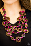 Paparazzi Bahama Bungalow Pink ♥ Necklace