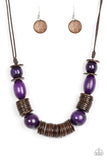 Paparazzi You Better BELIZE It! - Purple ♥ Necklace
