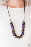 Paparazzi You Better BELIZE It! - Purple ♥ Necklace