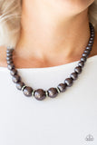 Paparazzi ♥ Party Pearls - Black ♥ Necklace