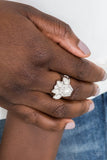Paparazzi ♥ Crown Coronation - White - Ring