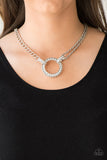 Paparazzi ♥ Razzle Dazzle - White Necklace