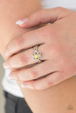 Paparazzi ♥ Vibrant Vibes - Yellow - Ring
