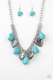 Paparazzi Change Of Heart - Blue ♥ Necklace