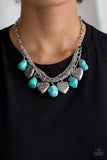 Paparazzi Change Of Heart - Blue ♥ Necklace