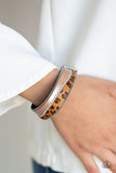 Paparazzi Flirtatiously Feline - Brown ♥ Bracelet