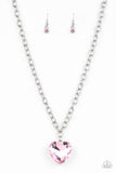 Paparazzi Flirtatiously Flashy - Pink ♥ Necklace