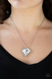 Paparazzi Heart Flutter - White ♥ Necklace