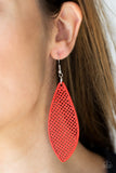 Paparazzi Surf Scene - Red ♥ Earrings