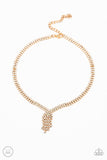 Paparazzi Ante Up - Gold ♥ Necklace