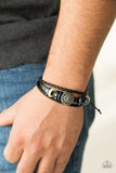 Paparazzi ♥ Urban Outback - Black ♥ Bracelet