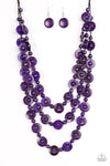 Paparazzi ♥ Bermuda Belle - Purple ♥ Necklace