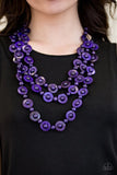 Paparazzi ♥ Bermuda Belle - Purple ♥ Necklace