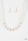 Paparazzi ♥ Showtime Shimmer - White ♥ Necklace