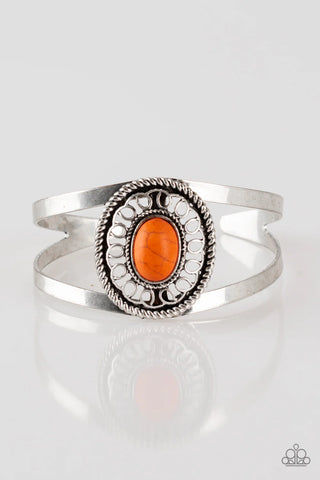 Paparazzi ♥ Deep In The TUMBLEWEEDS - Orange ♥ Bracelet