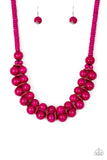 Paparazzi ♥ Caribbean Cover Girl - Pink ♥ Necklace