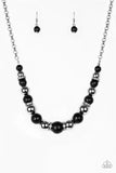 Paparazzi ♥ The Ruling Class - Black ♥ Necklace