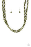 Paparazzi ♥ Put On Your Party Dress - Green ♥ Necklace