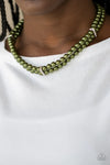 Paparazzi ♥ Put On Your Party Dress - Green ♥ Necklace