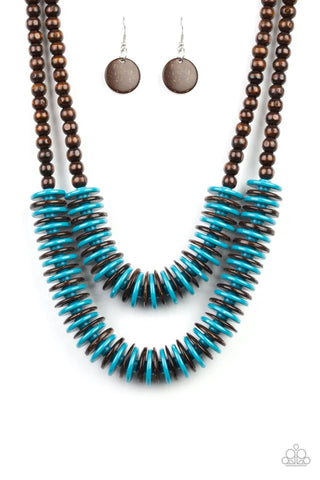 Paparazzi ♥ Dominican Disco - Blue ♥ Necklace (Copy)