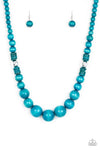 Paparazzi ♥ Panama Panorama - Blue ♥ Necklace