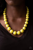 Paparazzi ♥ Everyday Eye Candy - Yellow ♥ Necklace