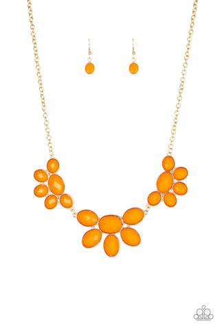 Paparazzi ♥ Flair Affair - Orange ♥ Necklace