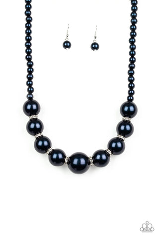 Paparazzi ♥ SoHo Socialite - Blue ♥ Necklace