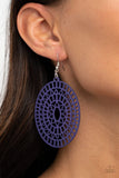 Paparazzi ♥ Tropical Retreat - Purple ♥ Earrings