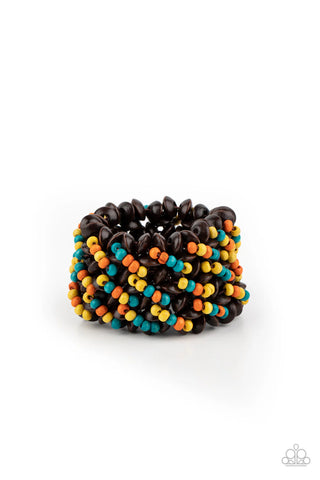 Paparazzi ♥ Cozy in Cozumel - Multi ♥ Bracelet