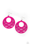 Paparazzi ♥ SEA Le Vie! - Pink ♥ Earrings