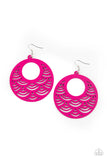 Paparazzi ♥ SEA Le Vie! - Pink ♥ Earrings