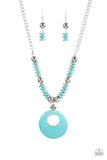 Paparazzi ♥ Oasis Goddess - Blue ♥ Necklace