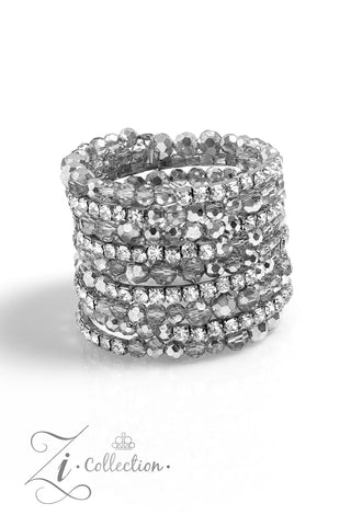 Paparazzi - Ready for More Silver 2023 Zi Collection Bracelet