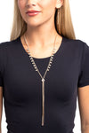 Paparazzi ♥ Synchronized SHIMMER - Gold ♥ Necklace