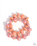 Paparazzi ♥ Shape Shifting Season - Orange ♥ Bracelet